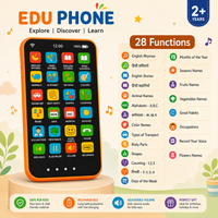 🧸 EduPhone Smart Learning Toy Phone for Kids | 28 Educational Functions | 🔋 Rechargeable | In Hindi & English